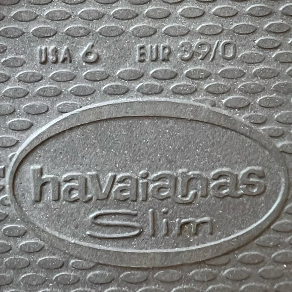 Havaianas Women's Flip Flops Sandal Steel Grey US Size 6 - Picture 6 of 6